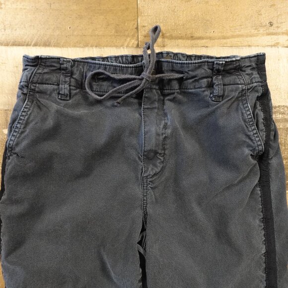 Paige Christy High Rise Crop Pants Women’s 30 Navy Lyocell Stretch - Picture 2 of 14